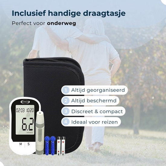Peridux® - Glucosemeter - Startpakket - Inclusief GRATIS 50 Teststrips & 50 Lancettes