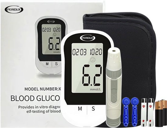 Peridux® - Glucosemeter - Startpakket - Inclusief GRATIS 50 Teststrips & 50 Lancettes